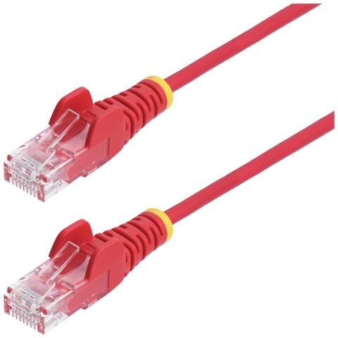 Cavo Ethernet CAT6 Red da 10m; Patch UTP con Plug RJ45 Antigroviglio e Rilievi di Trazione, Cavo Lan Slim in Rame Puro 28AWG, Sottoposto a test Fluke - Foto 1