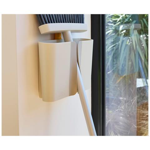 Scopa Cleantech Manico Estensibile Setole Morbide Conservazione A Parete Facile Da Pulire E Riporre Ideale Per Tutte Le Superfici - Foto 6