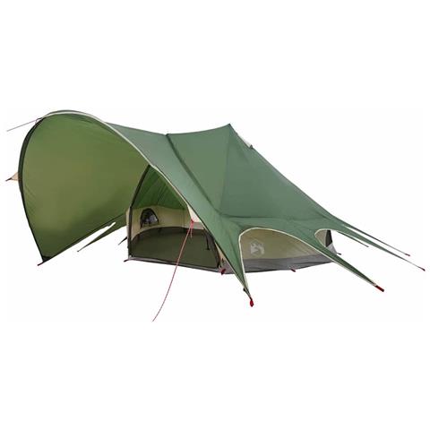 Tenda Teepee con tetto Verde e Grigio 600 x 600 x 347 cm - Foto 1