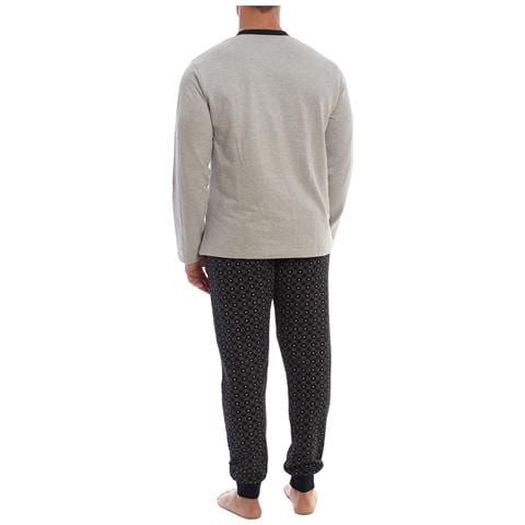 Pigiama Invernale Da Uomo In Peluche Kl30202 - Foto 2