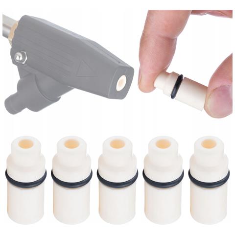 Set Di Ugelli Ceramici Rinforzati - Alta Durata E Compatibilità | Dimensioni: 8,6x25,5x11,2 Mm | Compatibile Con Idropulitrici Kärcher K2-k7 - Foto 1