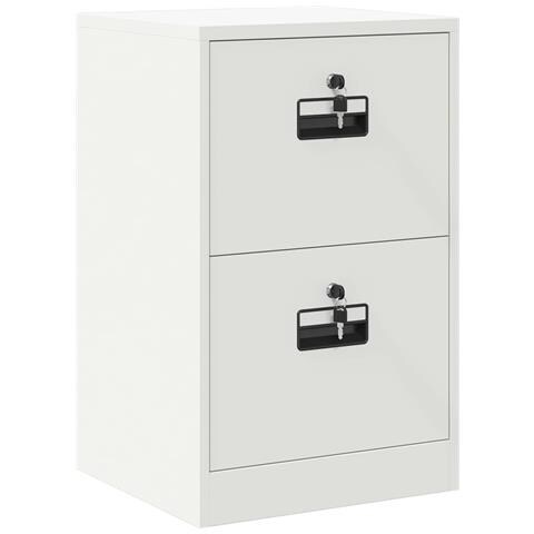 Armadio per File con cassetto Bianco 44 x 50 x 106.5 cm - Foto 1