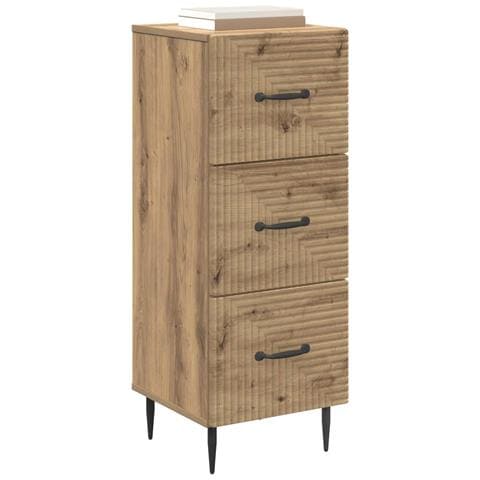 Mobile con Cassetti Rovere Artigianale 33 x 34,5 x 89,5 cm - Foto 2