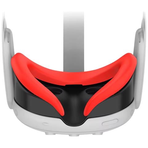 Schermo Facciale In Silicone Per Meta Quest 3 | Rosso - Foto 1