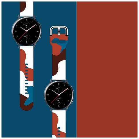 Cinturino Moro In Silicone Per Samsung Galaxy Watch 46 Mm, Bracciale Per Orologio 8 - Foto 3