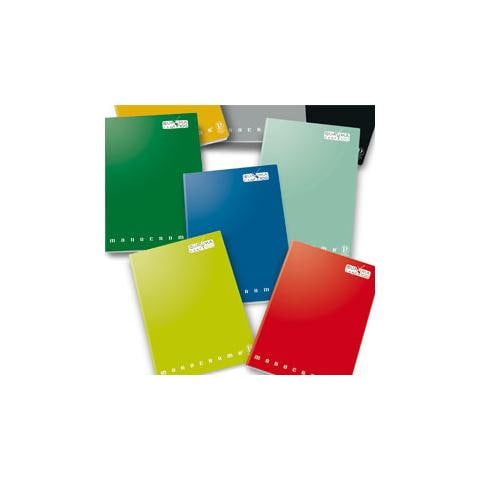 confezione da 10 pezzi - maxiquaderno a4 36fg+2 100gr 1rigo c / marg monocromo 100 - Foto 1