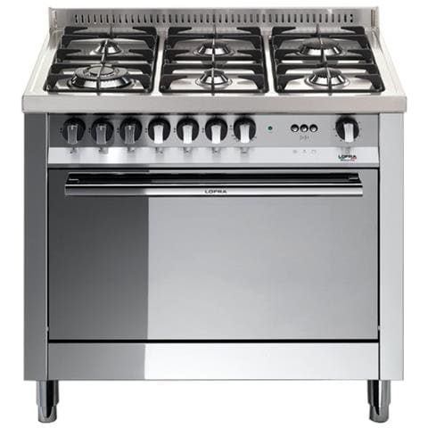 LOFRA Cucina Elettrica MG96MF / CIS Fuochi a Gas Forno Elettrico Dimensione 90 x 60 cm Colore Inox OV11270