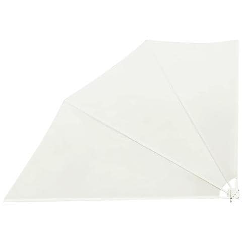 Tenda Laterale per Balcone Pieghevole Crema 160x240 cm - Foto 1