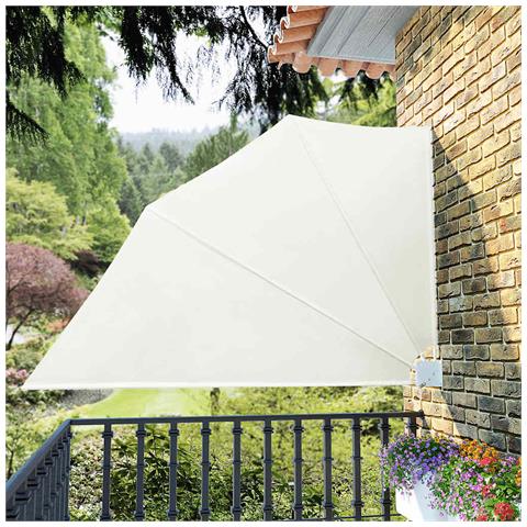 Tenda Laterale per Balcone Pieghevole Crema 160x240 cm - Foto 8