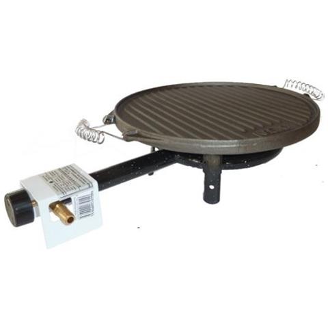 Piastra In Ghisa Smaltata D. 32 Liscia E Rigata - Foto 3