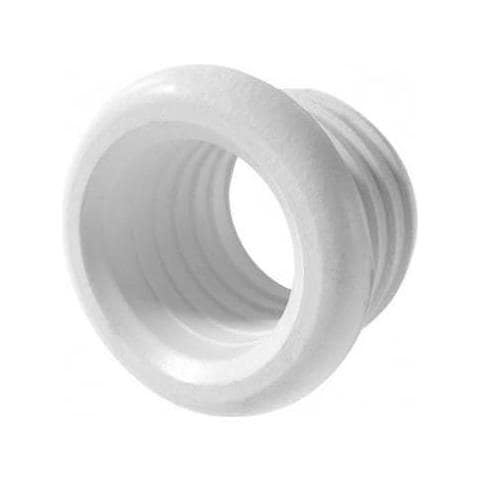 Polypiùe Tubo Capo Riduttore Adattatore Del Connettore In Gomma Rifiuti Pushfit 50 Millimetri Bianco X 45mm - Foto 1