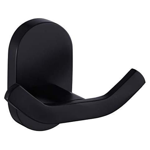 Telo Da Bagno Ganci Matt Black In Ottone Massiccio Bagno Accappatoio O Porta Ganci Per Montaggio A Parete Vite In Gruccia 7113b - Foto 1