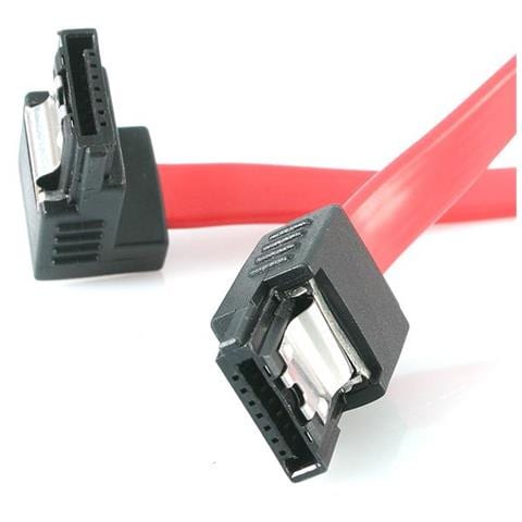 12" latching sata cable - 1 Right Angle M / M - Foto 1