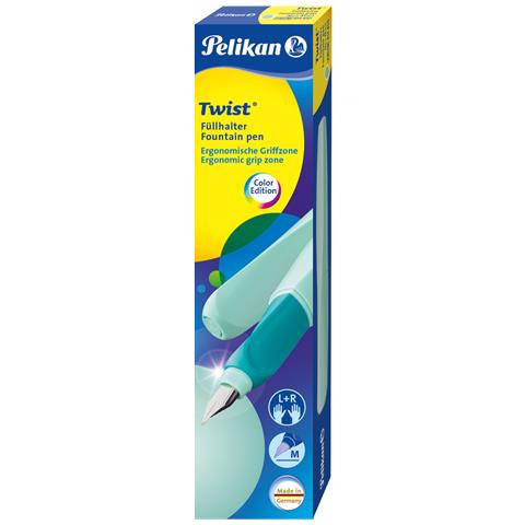 Twist penna stilografica Sistema di riempimento della cartuccia Colore menta 1 pz - Foto 1