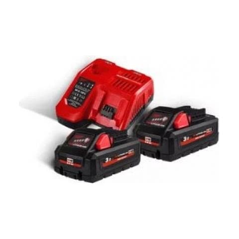 Batterie M18 Da 3 Ah 2 Pezzi + Carica Batterie M12-m18 Fc - M18 Hnrg-302 - Foto 1