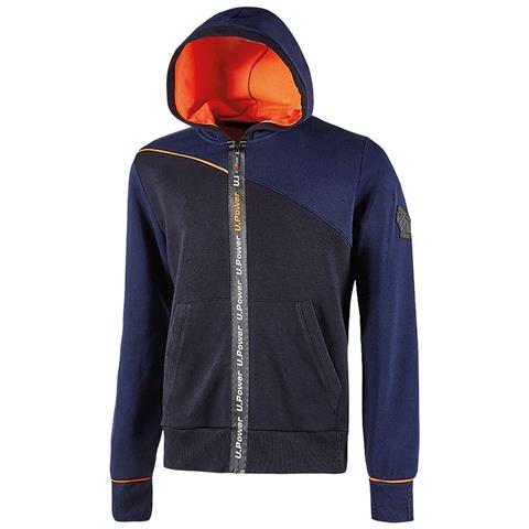 Felpa Full Zip + Cappuccio Jupiter U-power - Foto 3