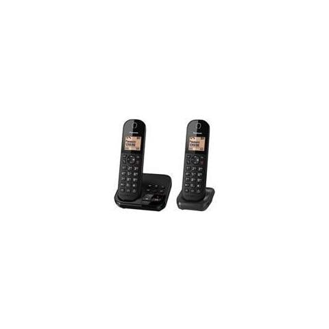 Telefono Cordless Panasonic Con Ab Kx-tgc422gb Duo - Nero - Foto 2