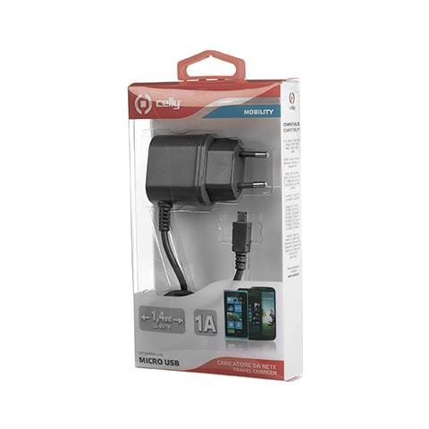TRAVEL CHARGER MICROUSB 1A / 5W BLACK - Foto 3