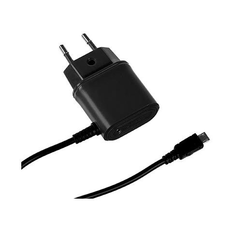 TRAVEL CHARGER MICROUSB 1A / 5W BLACK - Foto 2