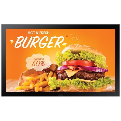 OH24B Pannello piatto per segnaletica digitale 61 cm (24") LCD Wi-Fi 1500 cd /m² Full HD Nero Processore integrato Tizen 6.5 24/7 - Foto 1