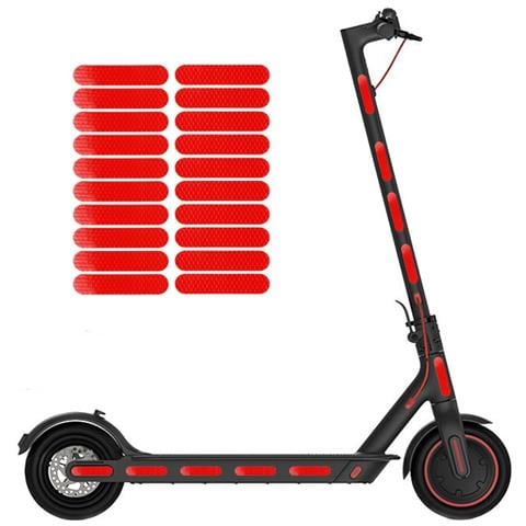 Adesivo Riflettente Per Scooter Xiaomi M365 Red - Foto 1