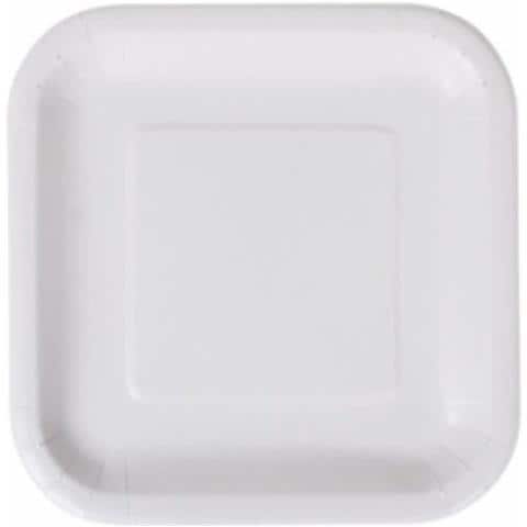 Set Di Piatti Algon Monouso Bianco Cartone Quadrato 20 Cm (36 Unità) - Foto 2