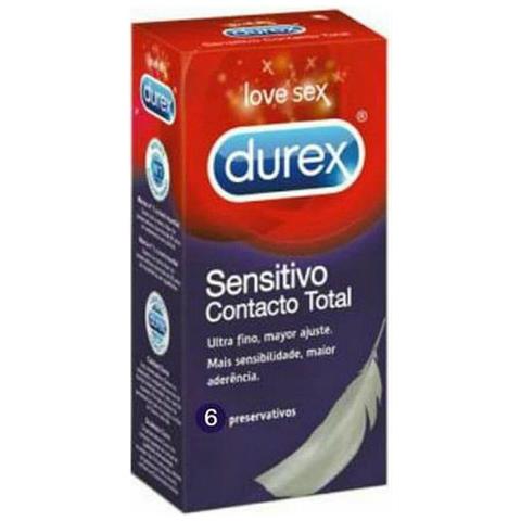 Preservativi Durex Sensitivo Contacto Total 6 Pezzi 1 Pezzi - Foto 1