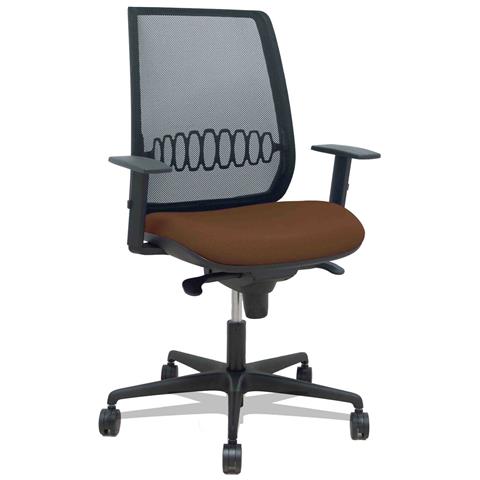 Sedia Da Ufficio Alares 0b68r65 Marrone Scuro - Foto 1