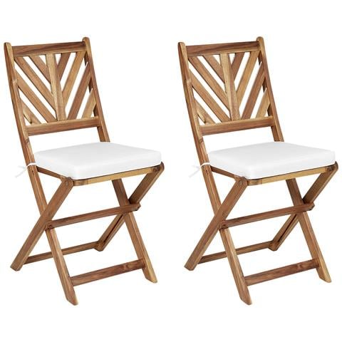 Set Di 2 Cuscini Tessuto Bianco Terni - Foto 2