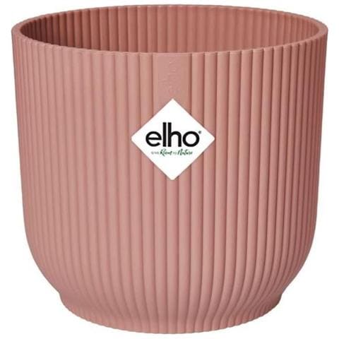 Vibes Vaso Da Fiori Rotondo - Plastica - Ø 30 - Blu Scuro - Foto 1