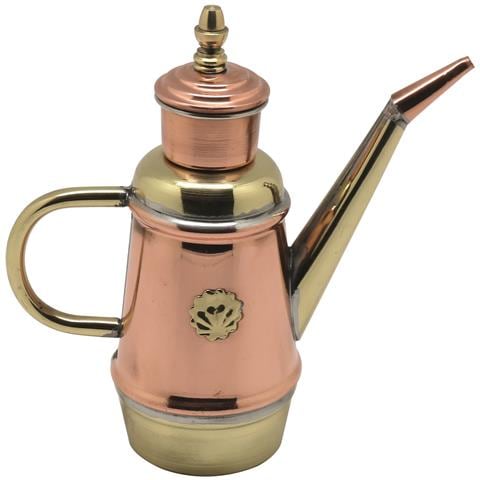 Oliera Professionale In Rame Ed Ottone Per Olio Uso Alimentare Olivari - 0.5 Lt - Foto 1