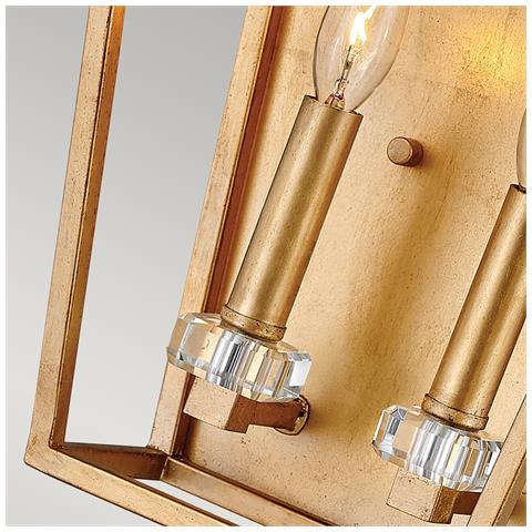 Applique Industrial Nordico Stinson Acciaio Ottone Antico 2 Luci E14 - Foto 2