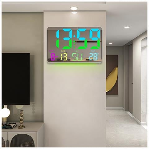 Orologio Digitale Con Display Led Rgb Black - Foto 3