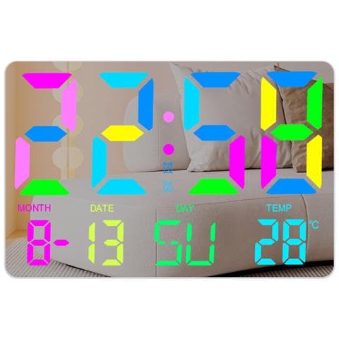 Orologio Digitale Con Display Led Rgb Black - Foto 1