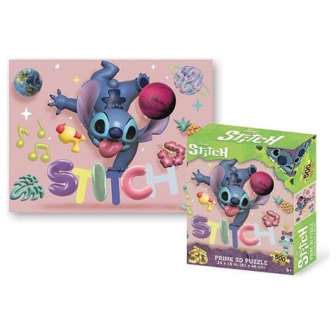 Puzzle Grandi Giochi Pu402000 Prime 3d Disney Stitch - Foto 1