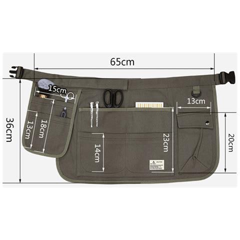 Grembiule Da Lavoro Impermeabile Con Tasche Multiple Black - Foto 2