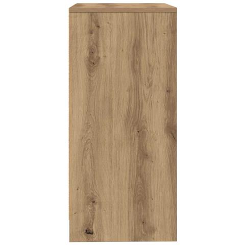 Credenza Rovere Artigianale 57x34x76 cm in Legno Multistrato - Foto 2