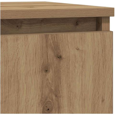 Credenza Rovere Artigianale 57x34x76 cm in Legno Multistrato - Foto 9