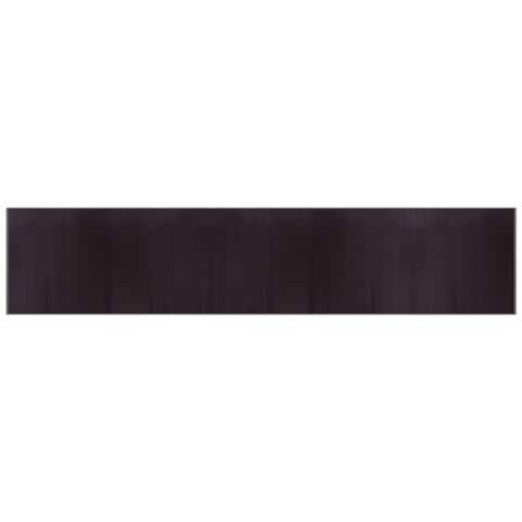 Tappeto Rettangolare Marrone Scuro 100x1000 Cm In Bambù - Foto 2