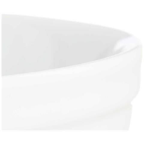 Dam Confezione 6 Fiocchi In Porcellana 16 Cm 14.5x14.5x6 Cm. Colore Bianco - Foto 4