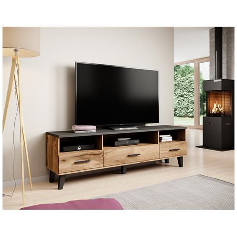 LOTTA TV18 3S3K WOT+B supporto TV e sistema audio 3 cassetto /cassetti 3 ripiani - Foto 2