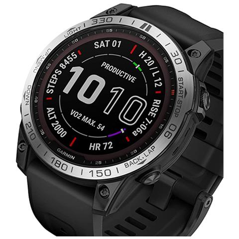 Elegante Anello Con Ghiera Argentata Per Garmin Fenix 7/7 Pro - Foto 3