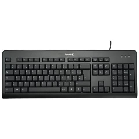 1500 tastiera Ufficio USB AZERTY Francese Nero - Foto 1