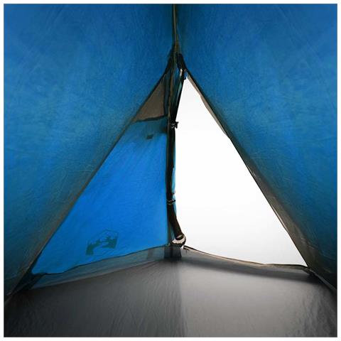 Tenda da Campeggio a Cupola per 2 Persone Blu Impermeabile - Foto 8