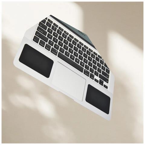 Comodo Poggiapolsi In Silicone Per Macbook Black - Foto 2