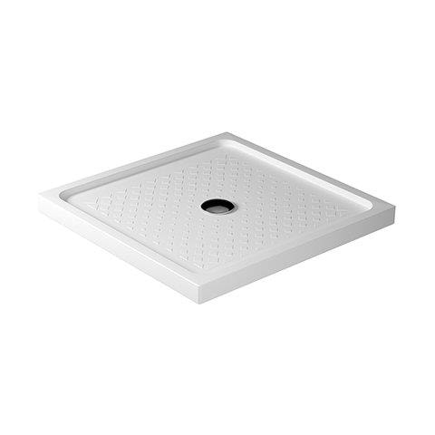 Piatto Doccia Quadrato In Ceramica Galassia 80x80 Bianco Lucido H 6 Cm Con Antiscivolo - Foto 1
