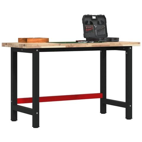 Banco da Lavoro 140x60x83 cm Legno Massello Acacia Rettangolare - Foto 2