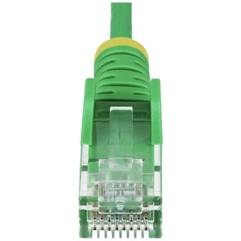 Cavo Ethernet CAT6 Verde da 10m; Patch UTP con Plug RJ45 Antigroviglio e Rilievi di Trazione, Cavo Lan Slim in Rame Puro 28AWG, Sottoposto a test Fluke - Foto 2