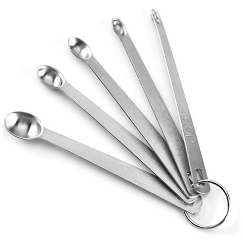 Mini Set Di Misurini In Acciaio Inossidabile - 5 Pezzi Gadget Da Cucina - Foto 1