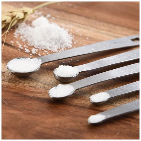 Mini Set Di Misurini In Acciaio Inossidabile - 5 Pezzi Gadget Da Cucina - Foto 3